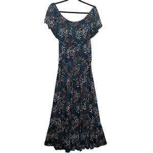 Margaux Riviera Off The Shoulder Belted Floral Dress Size 2X